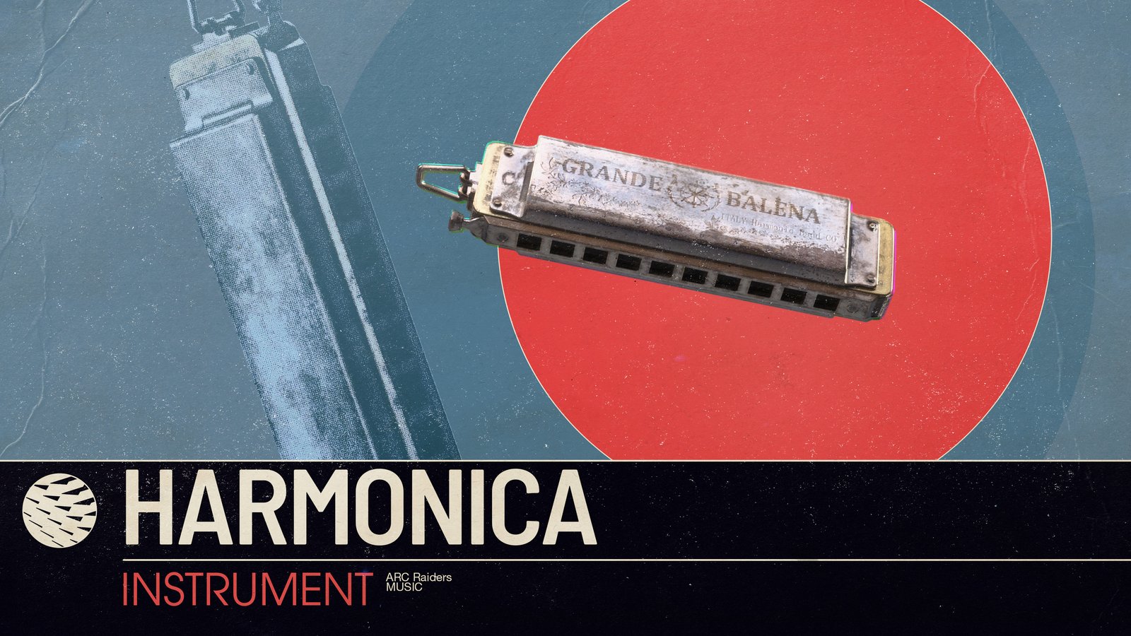 Official ARC Raiders Harmonica instrument bumper