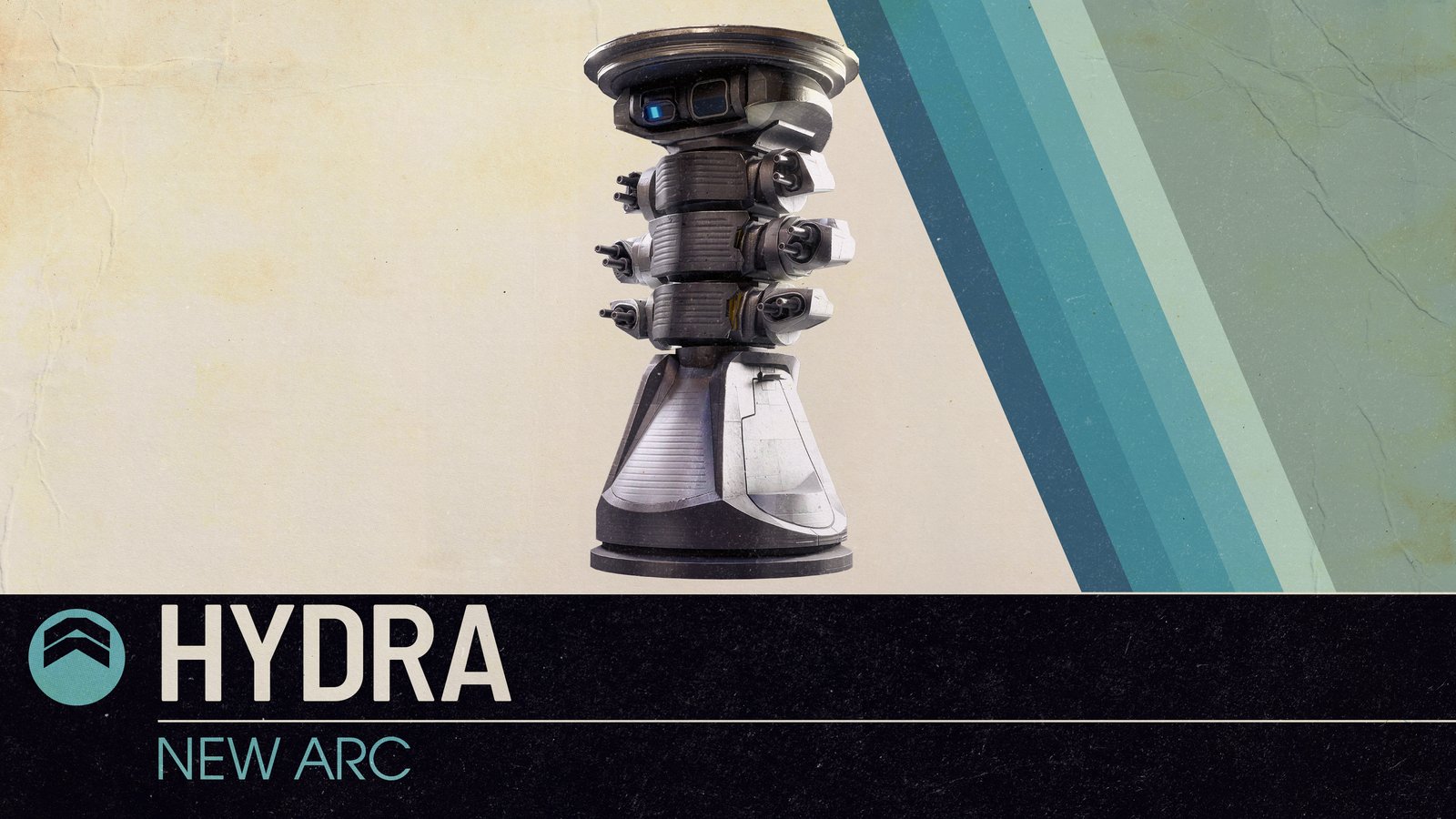 Official ARC Raiders Hydra enemy bumper — triple-stack Frigate turret ARC