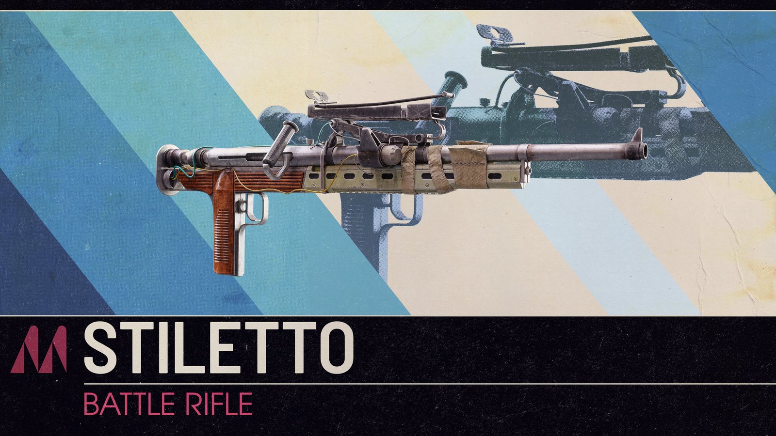 Official ARC Raiders Stiletto battle rifle bumper art
