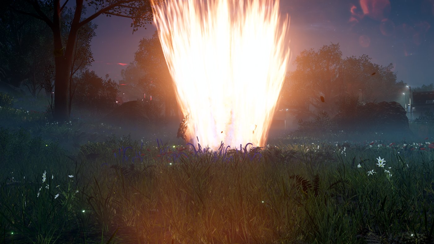 Official Helldivers 2 still — Melta Mine throwable in the field from the 7.1.0 notes