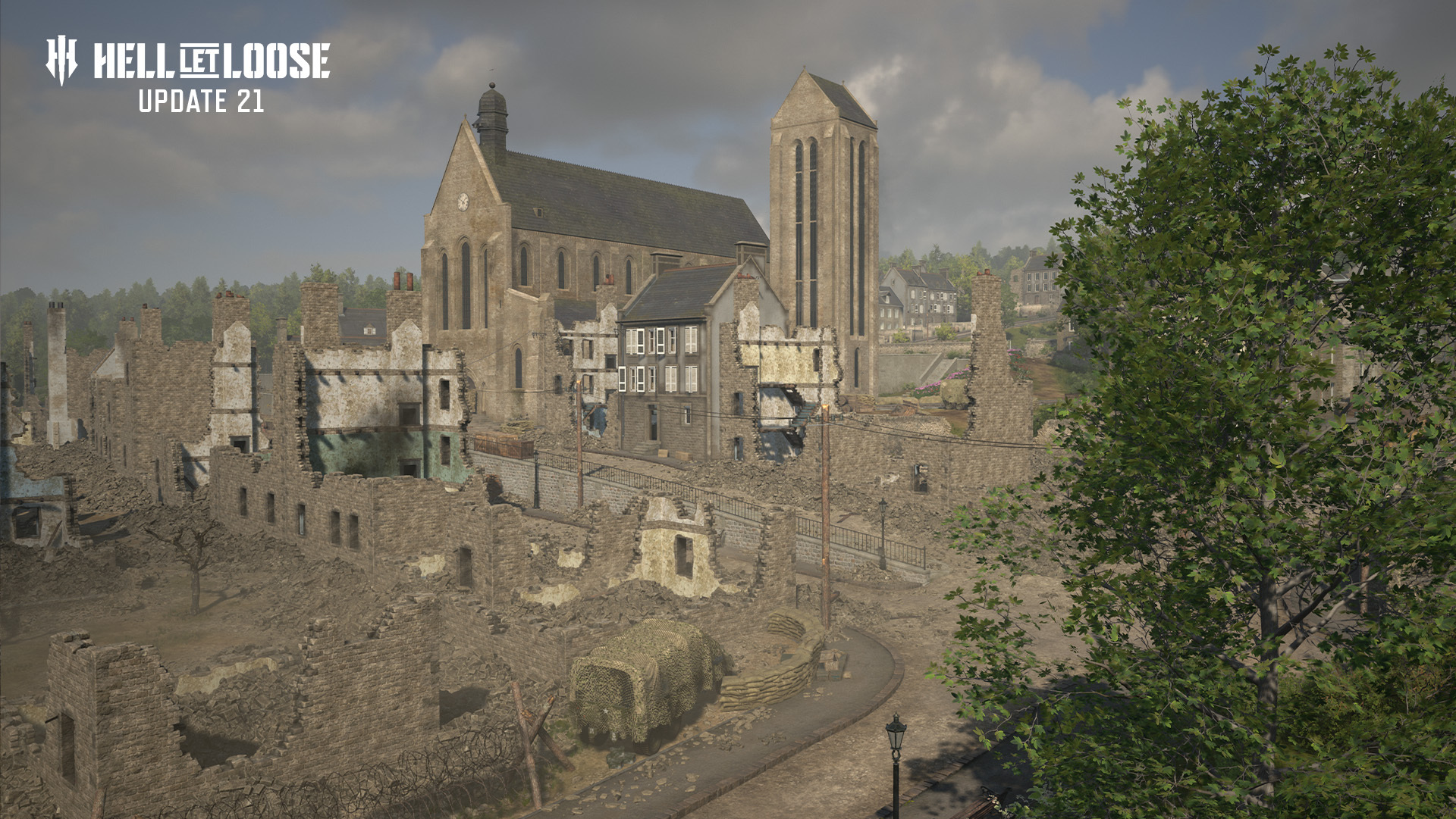 Official Hell Let Loose armored warfare still from the Update 21 balance package