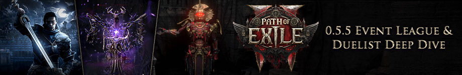 Official GGG Forbidden Rites / 0.5.5 livestream banner art from the August 27 announcement package