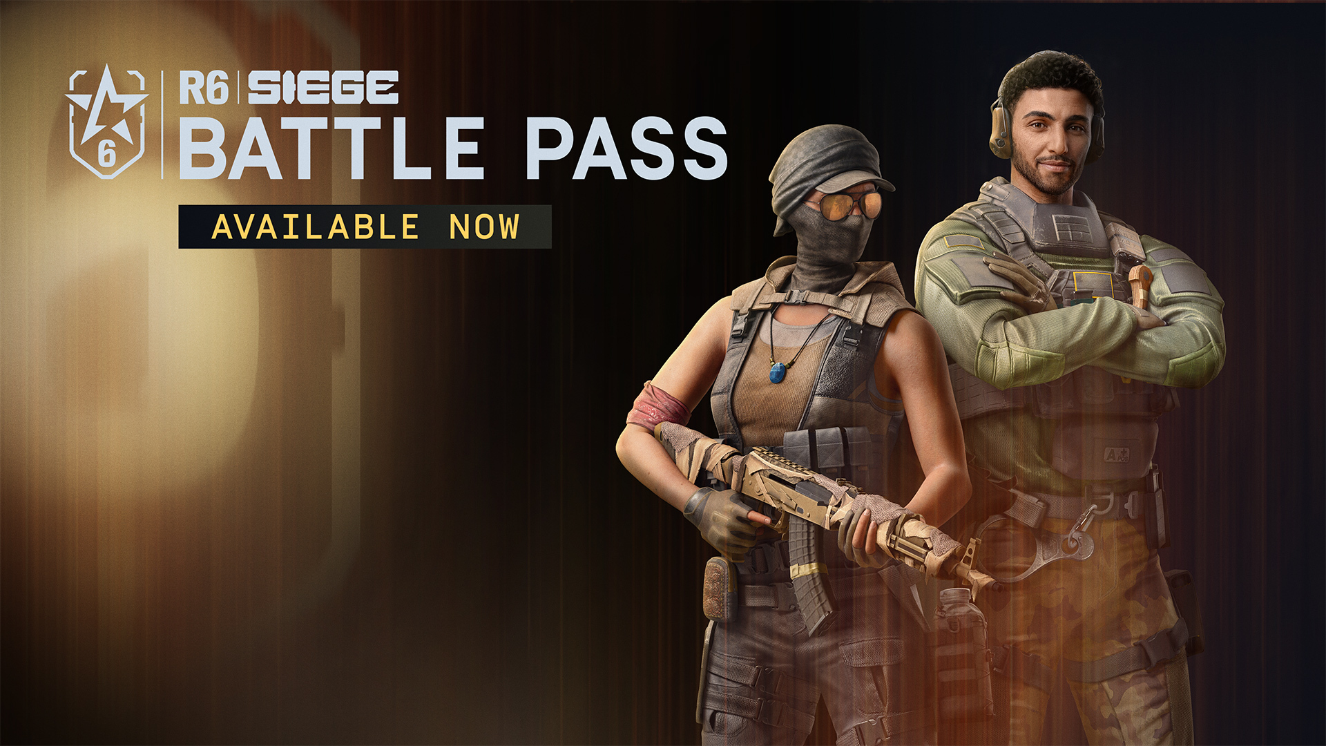 Official Rainbow Six Siege Operator Noor key art from Operation Split Fire