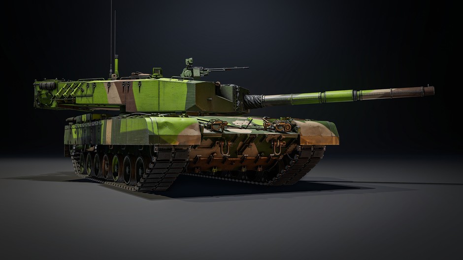 Official War Thunder Arjun Mk 1 Indian main battle tank render in desert light