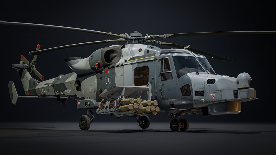 Official War Thunder AW159 Wildcat HMA.2 attack helicopter render over water